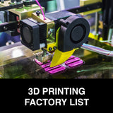 3D Printing Factory List