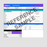 Costing, Pricing, and Profit Margin Template