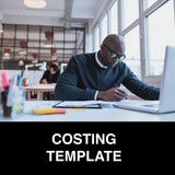 Costing, Pricing, and Profit Margin Template