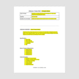 Influencer/Creator Brief Template