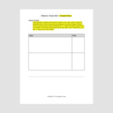 Influencer/Creator Brief Template