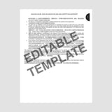 NNN Agreement Template