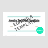 Tech Pack Template - Jewelry