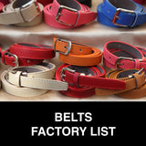 Belts Factory List