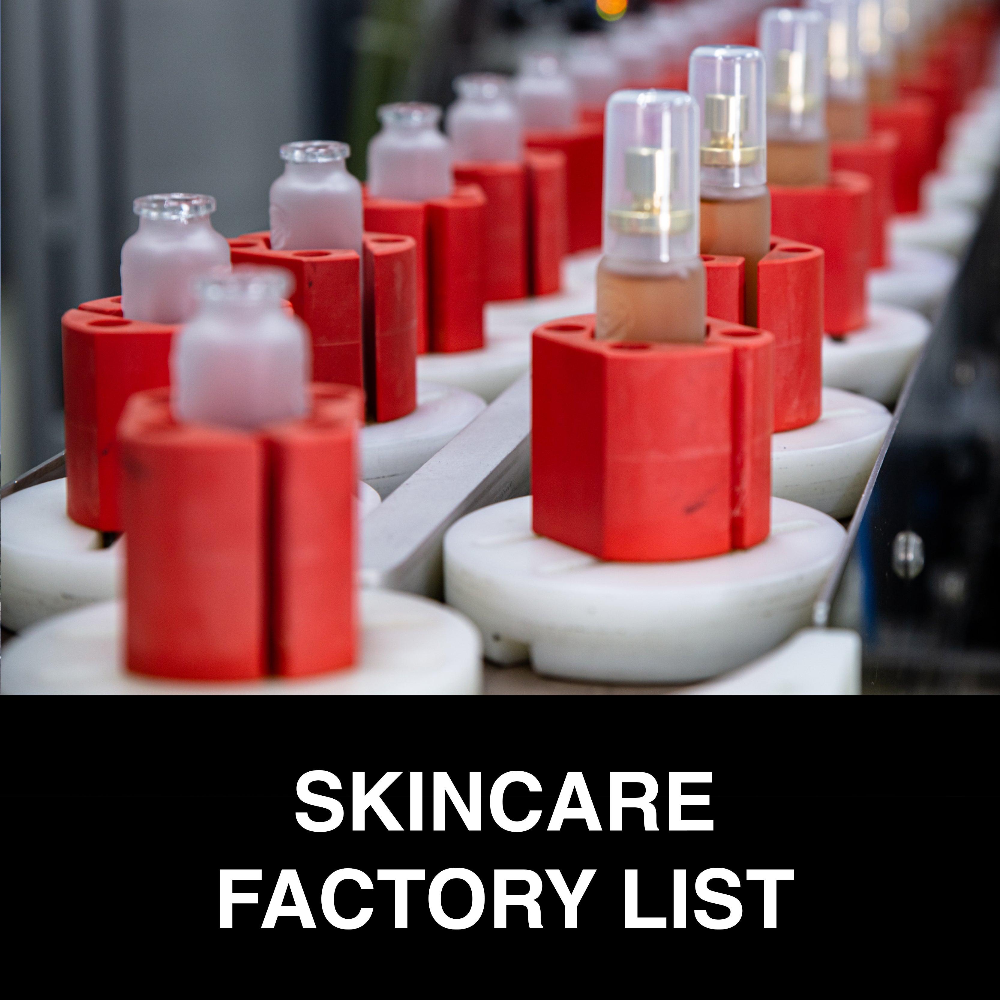 Skincare Factory List