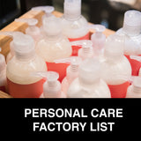 Personal Care Products Factory List